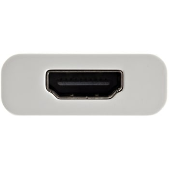 USB-C - HDMI変換アダプタ USB Power Delivery対応 4K/60Hz ホワイト StarTech.com