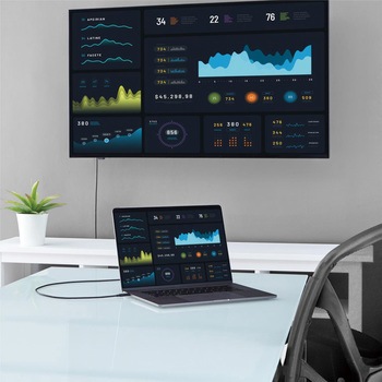USB-C - VGA ケーブル/1080p/アクティブ変換/Thunderbolt 3互換/ブラック StarTech.com
