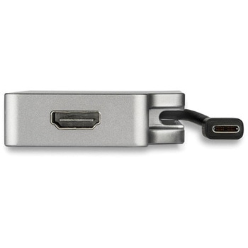 USB-C マルチ変換ビデオアダプター/HDMI 2.0 - Mini DisplayPort 1.2  VGA DVI/4K 1080p/スペースグレー StarTech.com