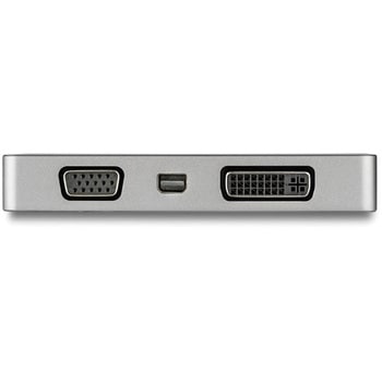 USB-C マルチ変換ビデオアダプター/HDMI 2.0 - Mini DisplayPort 1.2  VGA DVI/4K 1080p/スペースグレー StarTech.com