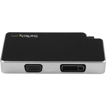 USB Type-Cマルチポート変換アダプタ 3イン1 USB-C - VGA/ DVI/ HDMI 4K対応 StarTech.com