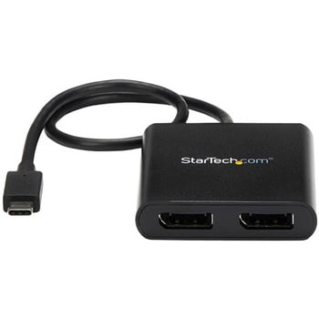 MSTCDP122DP USB-C - 2x DisplayPort 1.2 変換アダプター/4K30Hz