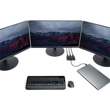 USB-C - 3x HDMI 変換アダプター/1080p 30Hz/トリプルモニター/30cm一体型ケーブル/Windowsのみ/MSTハブ/Type-C ディスプレイアダプター/マルチモニター 分配器 StarTech.com