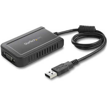 USB 2.0 - VGA変換アダプター/1920x1200(1080p)/マルチモニター対応/USB Type-A接続/Windowsのみ/ブラック/USB - VGA モニター 変換コネクター/ディスプレイ コンバーター StarTech.com
