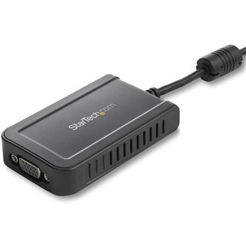 USB 2.0 - VGA変換アダプター/1920x1200(1080p)/マルチモニター対応/USB Type-A接続/Windowsのみ/ブラック/USB - VGA モニター 変換コネクター/ディスプレイ コンバーター StarTech.com