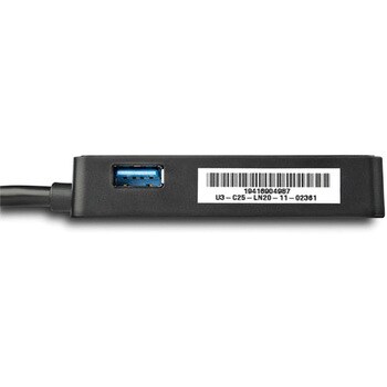 USB31000SPTB USB有線LANアダプター/USB-A接続/USB 3.0/10/100