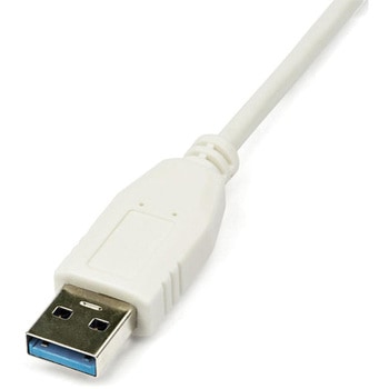USB有線LANアダプター/USB-A接続/USB 3.0/10/100/1000Mbps/各種OS/ホワイト/ギガビットイーサネット/ノートパソコン用 RJ45 ネットワーク 変換 コンバーター StarTech.com