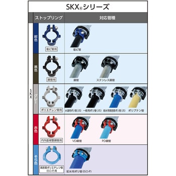 SKXSP50XV50 異種管継手 ポリエチレン管×塩ビ管用 1個 川西水道機器