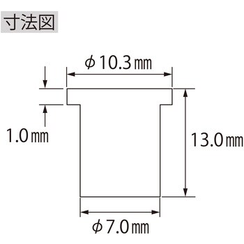 NSD525M エビ ナット Dタイプ スチール製 1箱(1000本) ロブスター