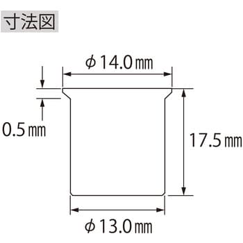 NSK1040M パック入エビナット(スチール・Kタイプ) 1箱(500本