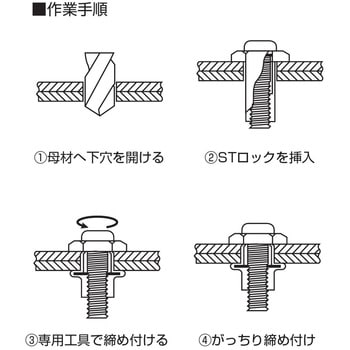 CNSH1016P パック入りSTロック 1パック(8本) ロブスター(ロブテックス