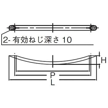 SOR600BL 弓形ハンドル アルミ製 1本 スガツネ(LAMP) 【通販サイト