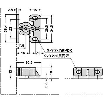 ナックルキャッチ ポリアセタール製 LAMP(スガツネ)