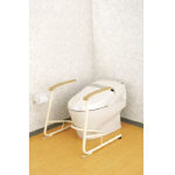 専門家による無料介護相談付 トイレ用立ち上がり補助フレームSUS-R (533-078) 全品3%引クーポン☆手すり トイレ用補助具 介護用品
