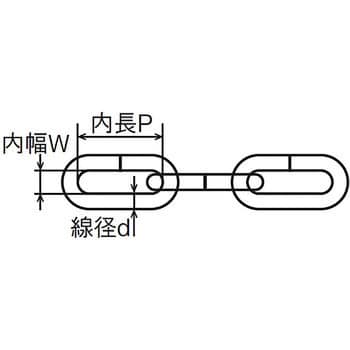 ユニクロカットチェーン TRUSCO 雑用チェーン 【通販モノタロウ】