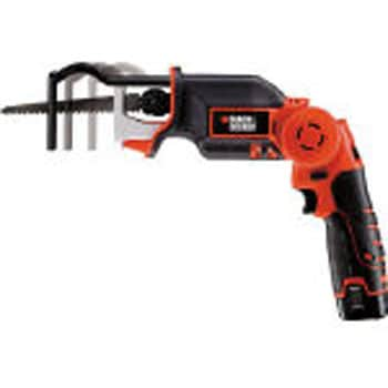 LXR102 コードレスピボットレシプロソー(10.8V) 1台 BLACK&DECKER ...