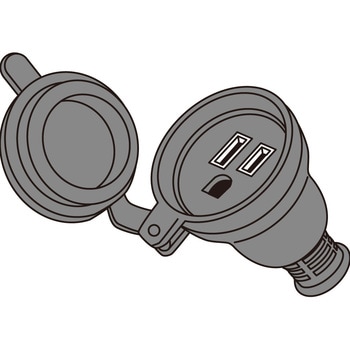 防雨ポッキン延長コード 日動工業