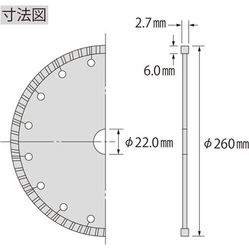 ダイヤモンドホイール ウェーブレーザー ロブスター(ロブテックス)