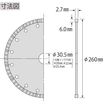 ダイヤモンドホイール ウェーブレーザー ロブスター(ロブテックス)