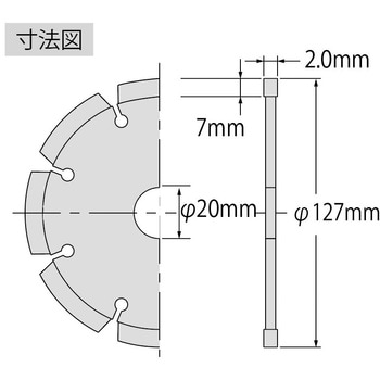 SK125 ダイヤモンドホイール きっ太郎 1枚 ロブスター(ロブテックス