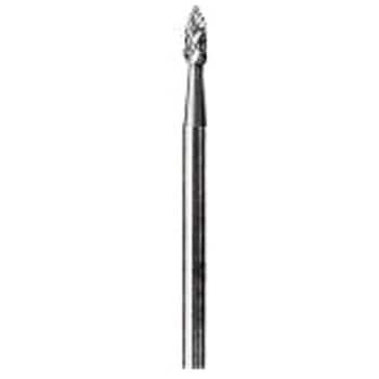 超硬バー(シャンク径3mm) (楕円型)(ロングシャンク：100mm)オール超硬(Wカット) スーパーツール