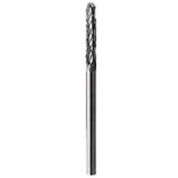 超硬バー(シャンク径3mm) (先丸円筒型)(ロングシャンク：75mm)オール超硬(Wカット) スーパーツール