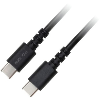 USB Type-C(オス) -USB Type-C(オス)充電/データ転送ケーブル グリーンハウス