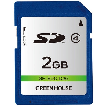 SDスピードクラス「Class4」対応SDカード グリーンハウス