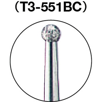 CBNバー (シャンク3mm) TRUSCO