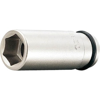 インパクト用ロングソケット(無電解ニッケルメッキ) TONE(トネ/旧:前田金属工業)