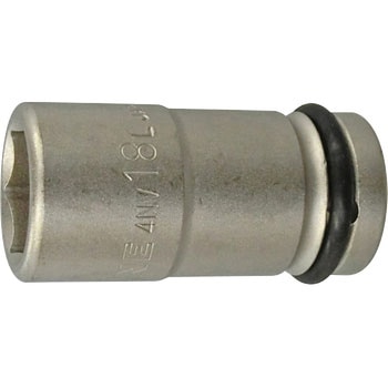 インパクト用ロングソケット(無電解ニッケルメッキ) TONE(トネ/旧:前田金属工業)