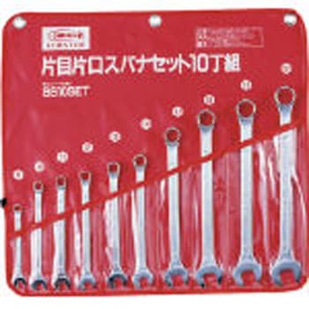エビ 片目片口スパナセット 7丁組 ロブスター(ロブテックス)