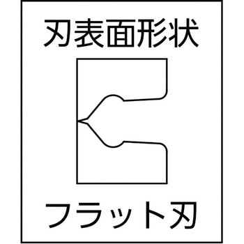 斜ニッパ 100mm トップ工業
