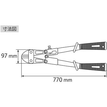 EBC750 ボルトクリッパー 1本 ロブスター(ロブテックス) 【通販サイト