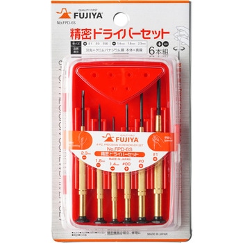 精密ドライバーセット6本組 フジ矢