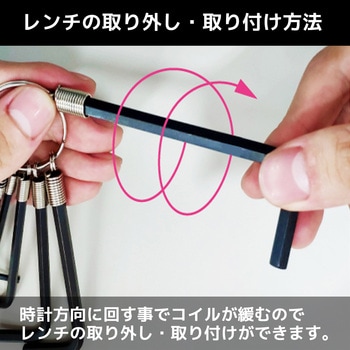六角レンチセット(ミリサイズ) エンジニア