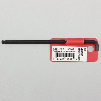 六角ボールポイント スタビー L-レンチ 黒染め BONDHUS