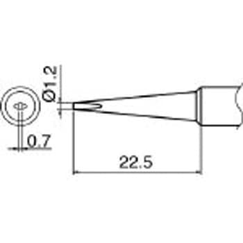 白光 こて先/1．2DL型 HAKKO(白光)