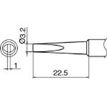 こて先/3．2DL型 HAKKO(白光)