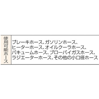 HN25N 日平 ホースクリッパー 大 日平機器 全長250mm - 【通販