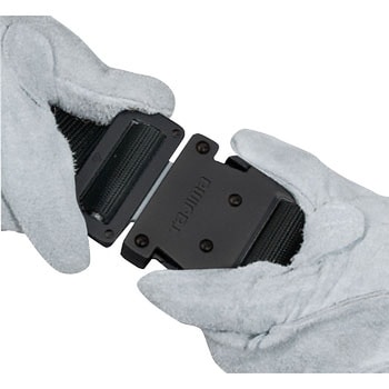 墜落制止用器具(安全帯) 胴ベルト アルミワンタッチバックル S ボーダー白 タジマツール(TJMデザイン)