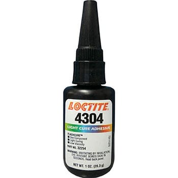 4304-28 LOCTITE 紫外線・可視光硬化型接着剤 4304 1本(28g) ヘンケル