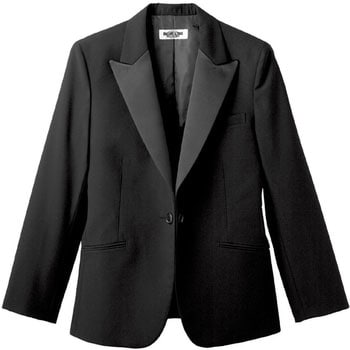 【リジエール】タキシードジャケット　初代　レディース　日本製　毛100%  黒