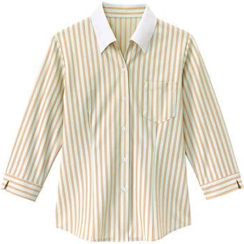 ベルカラー七分袖シャツ 24241 ボストン商会