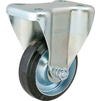 G 100wk プレス製ゴムキャスター 固定式 1個 イノアック 通販サイトmonotaro
