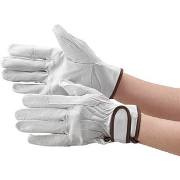 マジック式手袋 (当て付タイプ) TRUSCO 豚革手袋 【通販モノタロウ】