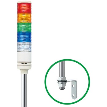 Φ60 積層式LED表示灯+ブザー+点滅(ポール) 24V アロー(シュナイダーエレクトリック)