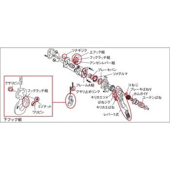 L5BA01610212 LB016用パーツ 1個 キトー 【通販サイトMonotaRO】