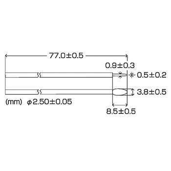 3"フラットスワッブ HUBY
