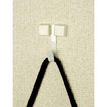 石膏ボード用フック  白色塗装タイプ 光